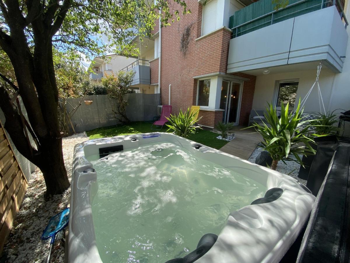 Le Jungle : T2 Avec Jardin Et Jacuzzi Apartman Blagnac Kültér fotó